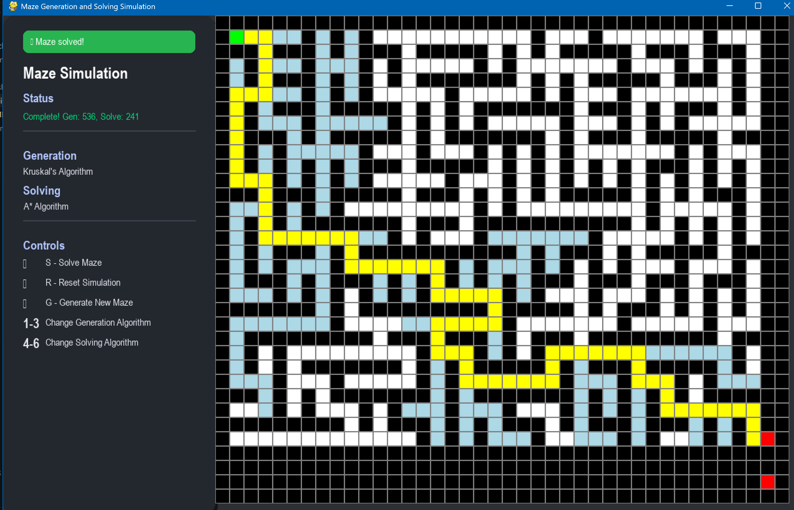 Maze Simulation